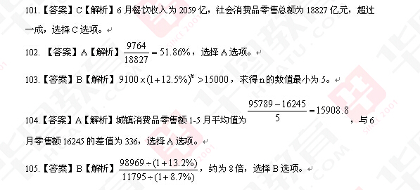 2014年黑龍江公務(wù)員考試行測(cè)之資料分析真題解析