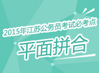 2015年江蘇公務員考試必考點解析-平面拼合